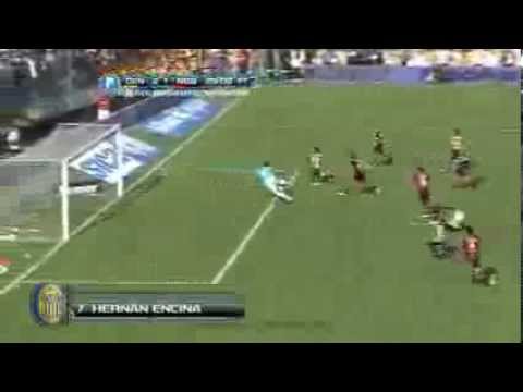 Gol Hernán Encina - Rosario Central 2 Vs Newell's Old Boys 1 - Inicial 13'