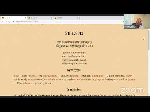 Srimad Bhagavatam 1.8.42 - Prayers of Kunti Devi