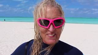 Kitesurfing Aitutaki - Adventure 29 Sailing Around the World