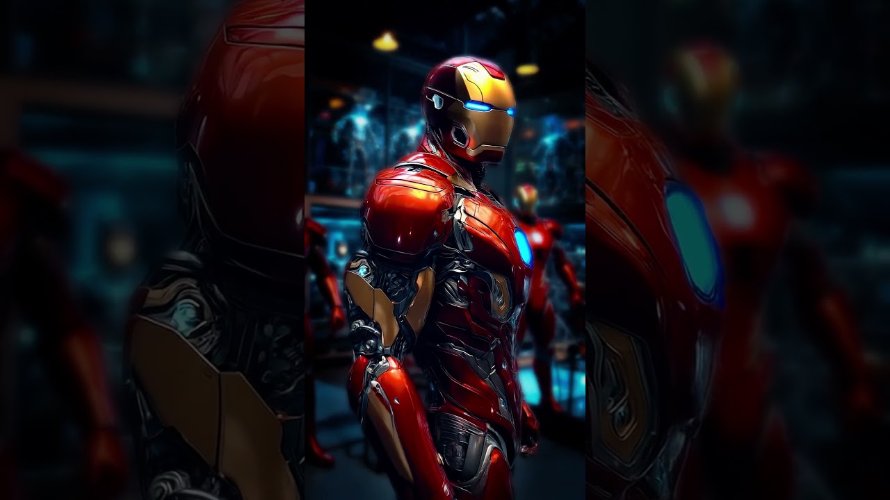 Iron Man Live Wallpaper #livewallpaper #ai #fyp #marvel #ironman #follow