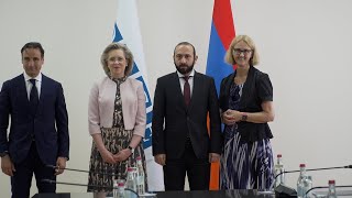 Встреча министра иностранных дел Армении Арарата Мирзояна с председателем Парламентской ассамблеи ОБСЕ Маргаретой Седерфельт