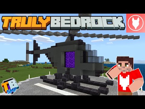 Truly Bedrock SMP : S2 - E26 - Making A Helicopter Nether Portal!