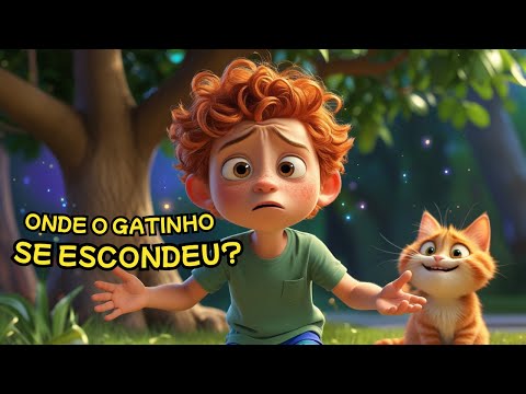 O Gato Escondido – Uma Aventura de Esconde-Esconde! VÍDEO INFANTIL