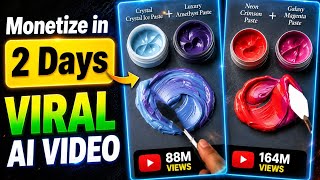 How to Make VIRAL Color Mixing ASMR Videos With AI for FREE | Full Tut