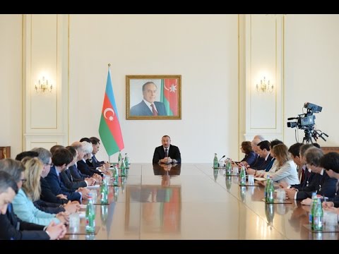 President Ilham Aliyev mentioned Baku White City during the meeting with Movement of the Enterprises of France