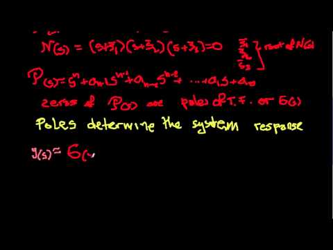 CHE448 UofA Zeros Poles of TF