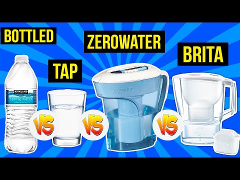 ZEROWATER Vs Brita Vs Bottled Vs Tap Water - Which Is Better?
