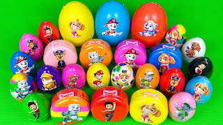 Rainbow Eggs Mixed Circle Suitcases: Finding Paw Patrol Clay - Satisfying ASMR Video
