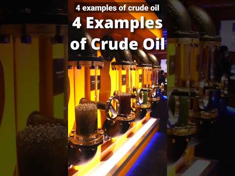 Not ALL crude oil is the same. Here are just 4 different types!