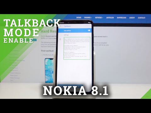 How to Enable Talkback in NOKIA 8.1 – Turn On / Off Screen Reader