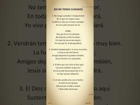 326 NO TENGO CUIDADOS