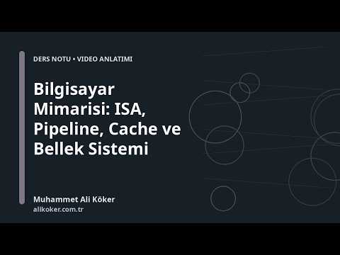 Open the Computer Architecture: Instruction Sets, Pipelining and Memory Systems video