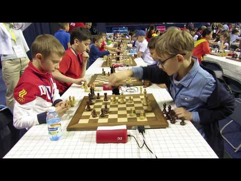 Лазавик-Маковеев. Чемпионат мира по блицу (мальчики до 12 лет). 4 тур.