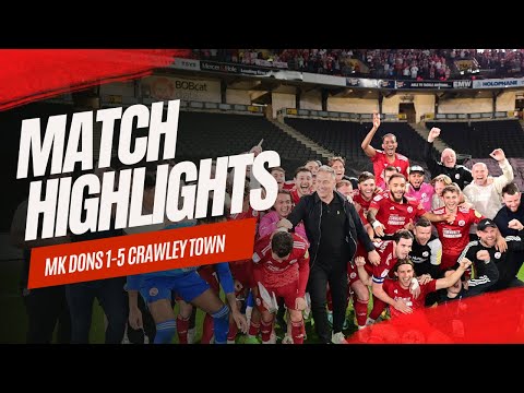 FC MK Milton Keynes Dons 1-5 FC Crawley Town 