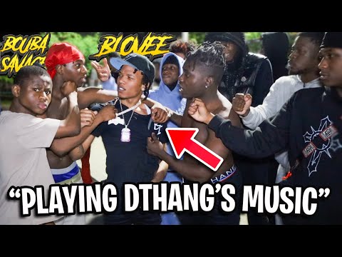 I PLAYED DTHANG MUSIC IN FRONT OF BLOVEE & BOUBASAVAGE AND THIS HAPPENED...