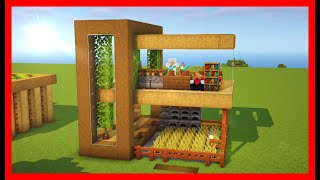 初心者必見！簡単木造モダンハウス建築！内装もオシャレに！作り方は簡単！【建築紹介・チュートリアル】サバイバルマイクラバニラゆっくり実況 1.19　Minecraft​　ソラクラ