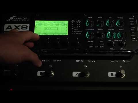 FAS AX8 Preset from the Front Panel