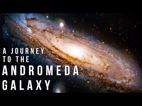 Journey to the Andromeda Galaxy Faster Than the Speed of Light! (4K)