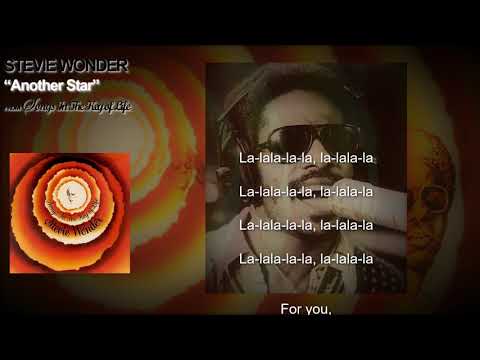 STEVIE WONDER - Another Star with Lyrics