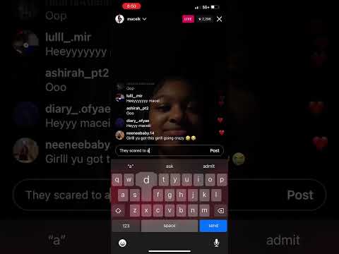 Rakihya and her momma beefing with maceii and her mom over instagram live