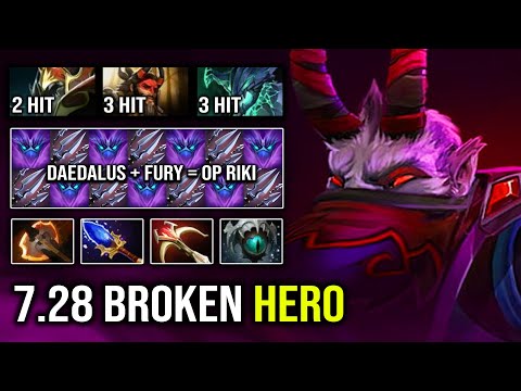 This is WHY Daedalus + Fury is the Most Broken For Riki in Meta with 2 Hit Delete Support Pro DotA 2