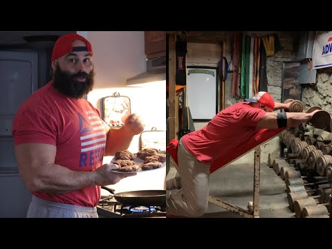 Meals & Shoulder Workout | Cooking, training & eating