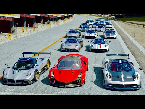 Ferrari Stallone vs Pagani Hypercars at Highlands