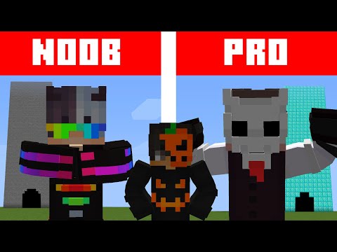 NOOB vs PRO: GÜVENLİKLİ GÖKDELEN YAPI KAPIŞMASI! - @EmirhanCTN