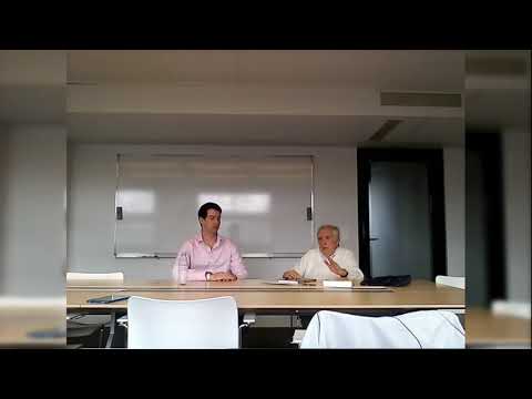 Edmond Cohen i Carlos Yebra echan lashon en NYU- Paris, Fransya