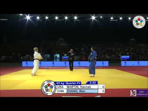 Judo 2013 Grand Prix Abu Dhabi: Martin (USA) - Zhang (CHN) [-63kg] QF