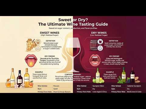 Sweet or Dry?  A Tasting Guide