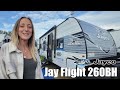 Check out this Video for a 2025 Jayco Jay Flight SLX 260BH(Stock #T121068)  for sale by Blue Compass RV Des Moines. This unit is located in Altoona, IA