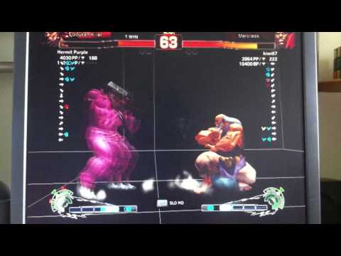 HermitPurple(Gou) Vs JoM_JackOfAllTrades(Rog) Endless battle3 SSF4 AE PC