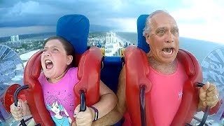 Dads & Daughters #2 | Funny Slingshot Ride Compilation