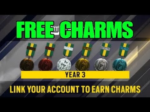 Free Exclusive Charms - Twitch Drops - Rainbow Six Siege