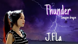 Download lagu Imagine dragon - Thunder #Lyrics ( cover by J.FLa ) mp3
