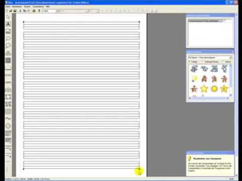 Arbeitsblatt Profi: Lineaturen selbst erstellen