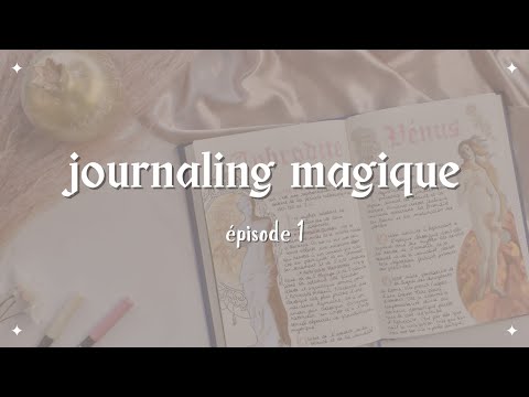JOURNALING MAGIQUE - DÉESSES APHRODITE ET VÉNUS