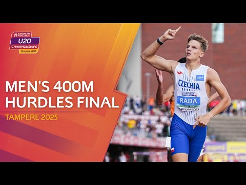 Championship record SMASHED! 🔥 Men's 400m hurdles final replay | Tampere 2025