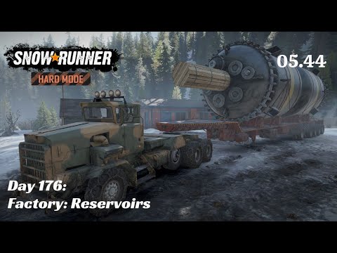 SnowRunner Hard Mode - R05 E44 - Factory: Reservoirs