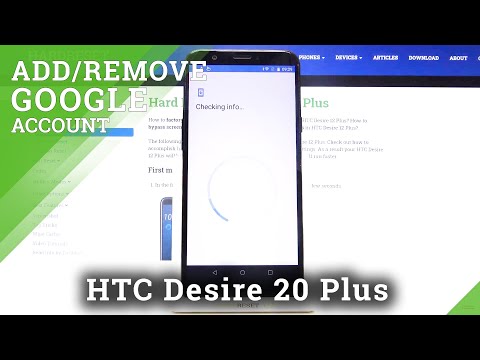 How to Add and Remove Google Account on HTC Desire 12 Plus – Manage Google User