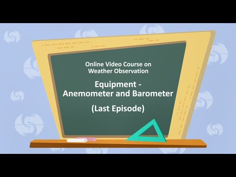 Equipment - Anemometer and Barometer