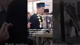Viral Pernikahan Unik Bertema COD, Mempelai Pria Tampak Dibungkus Kardus dan Diantar ke Rumah Calon