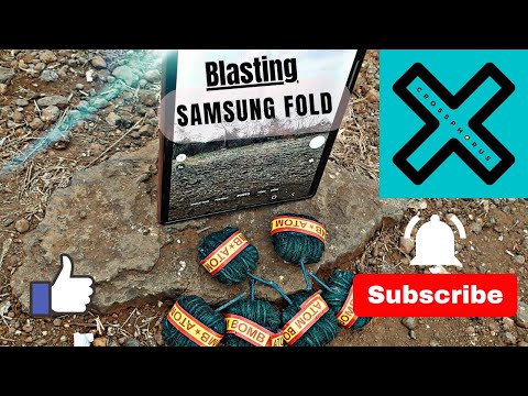 SAMSUNG FOLD display test #SamsungFold #galaxyfold #durability #mobileblast #mobile #foldingphone