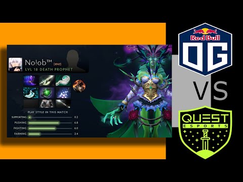 DotaHisWay - Noob Death Prophet - OG VS Quest - Riyadh Masters 2023