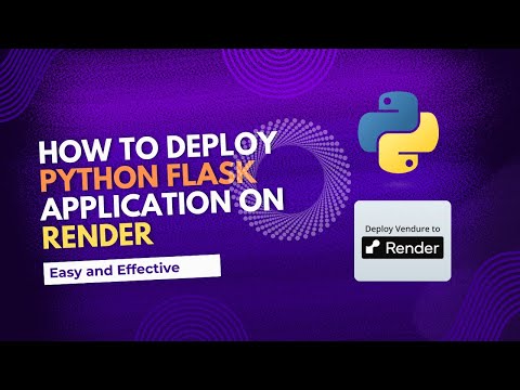 How to Deploy Python Flask Application on Render for free