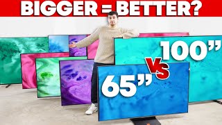 Video: Bigger TV vs Smaller Size: Does Going Huge Actually Look Better?