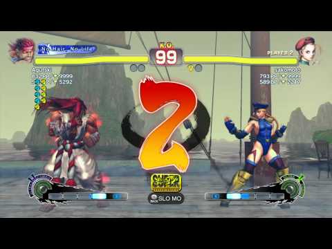 SSF4 Arcade Edition - sakomoto [cammy] vs Agutski [Evilryu] Xbox Live Ranked Match