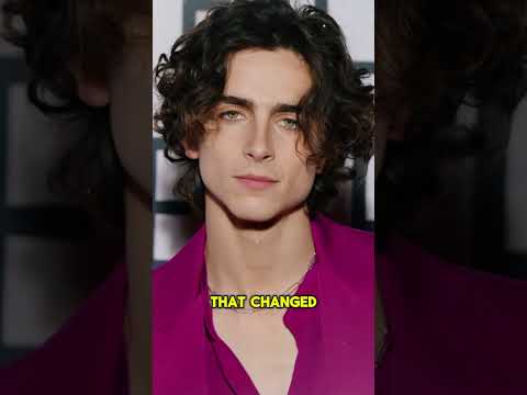 Timothée Chalamet: The Star Hollywood Almost Missed 🌟🎥 #TimotheeChalamet #Hollywood