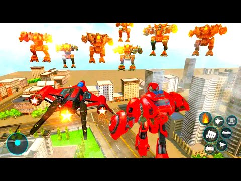 Optimus Prime Multiple Transformation Jet Robot Car Game 2021👽👺- Best Android Gameplay